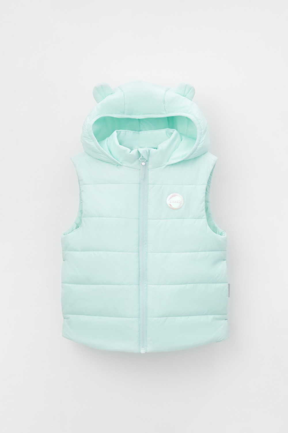 Жилет для девочки, артикул: ВК 35015/3 ГР, цвет: минт, фото 2