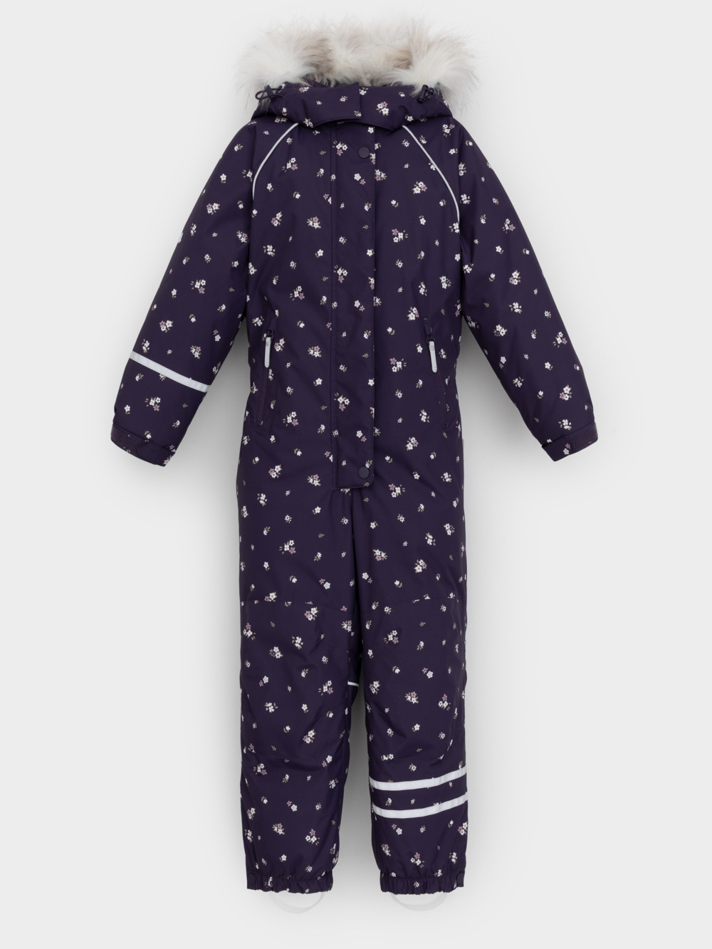 Комбинезоны утепленные для девочки, артикул: ВК 60098/н/11 ГР, цвет: бордовый, фото 2