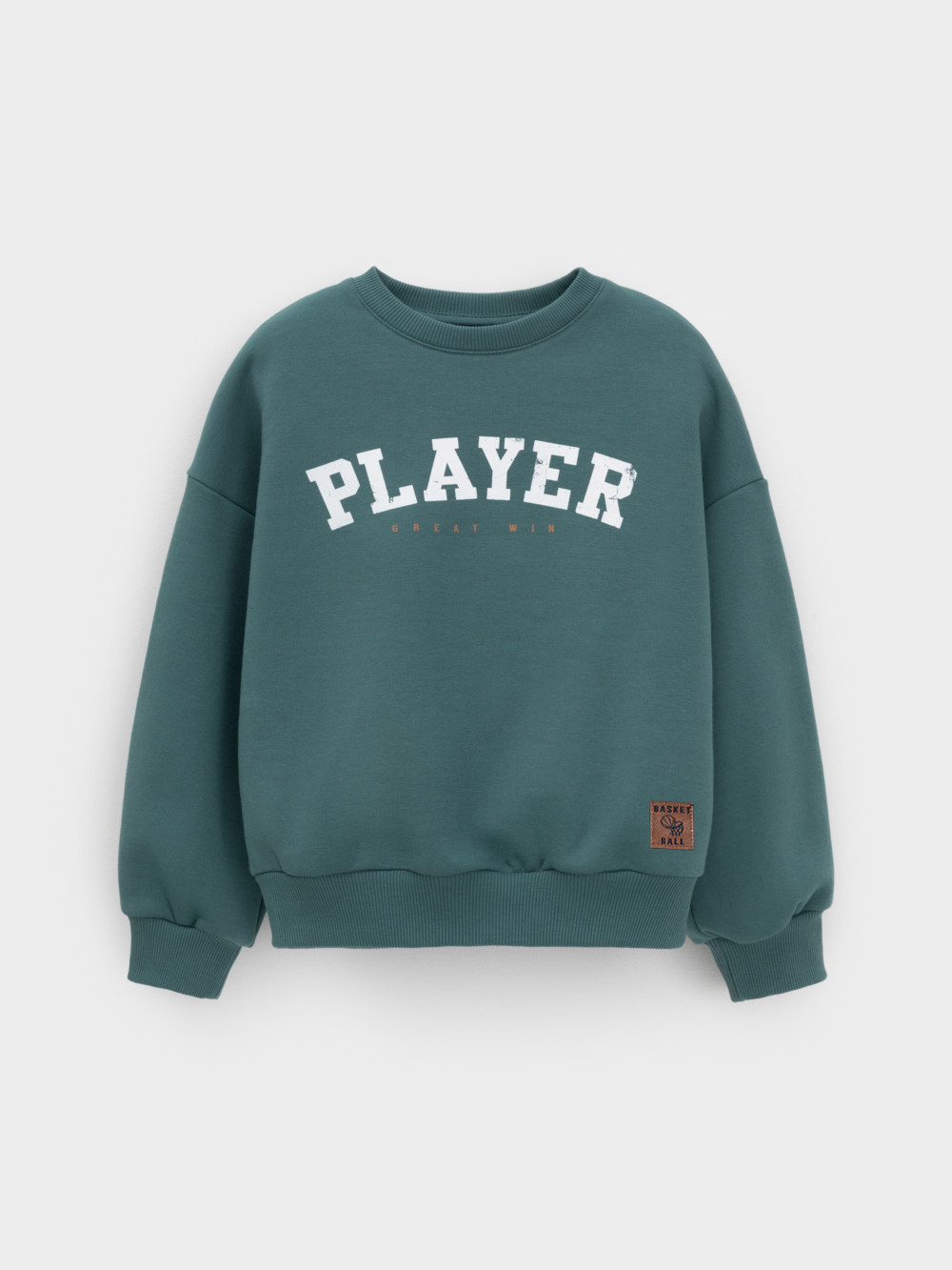 Свитшоты для мальчика, артикул: КР 302802, цвет: зеленый, фото 2