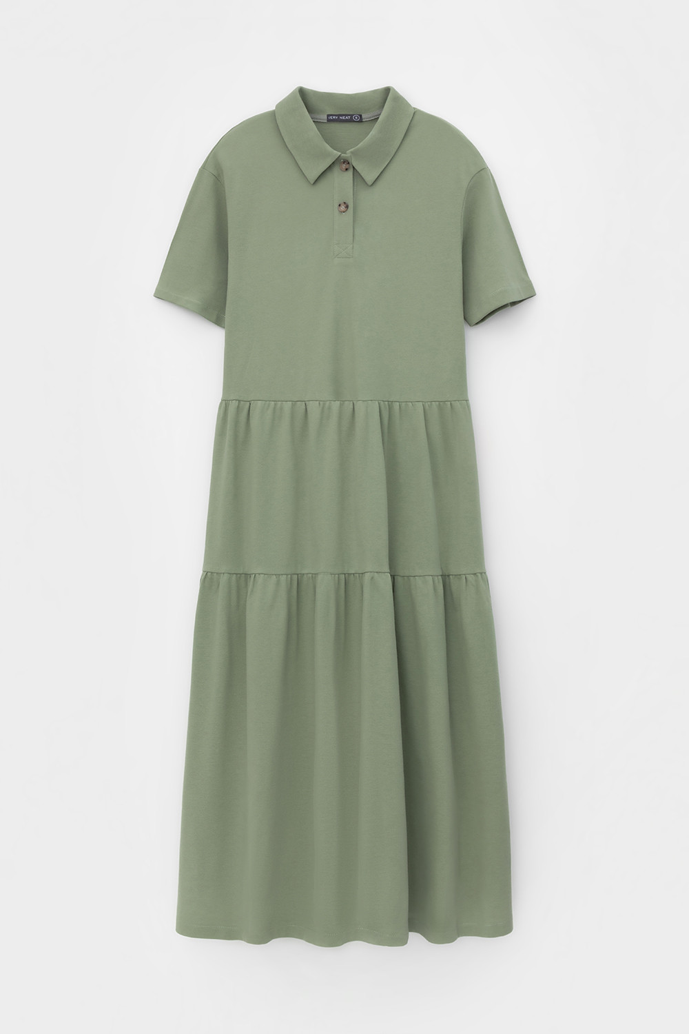 Платья женские для мам, артикул: ЕВТ 5050, цвет: хаки, фото 2