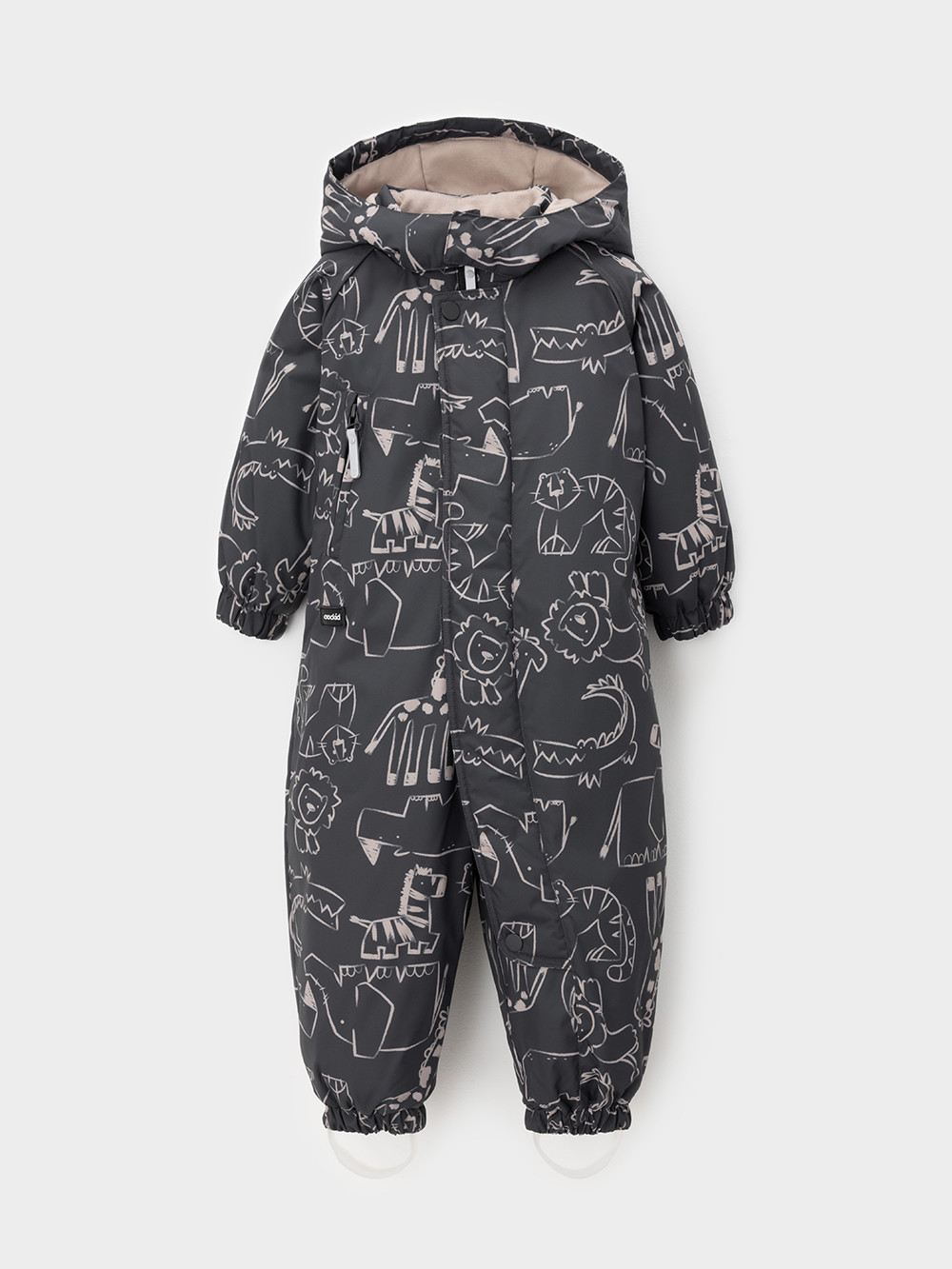 Комбинезоны утепленные для мальчика, артикул: ВК 60085/н/75 Ал, цвет: темно-серый, фото 2