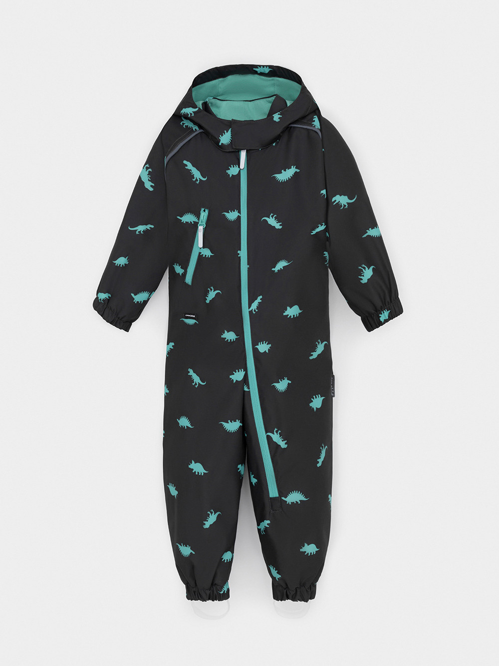 Комбинезоны утепленные для мальчика, артикул: ВК 60088/н/19 Ал, цвет: черный3, фото 2