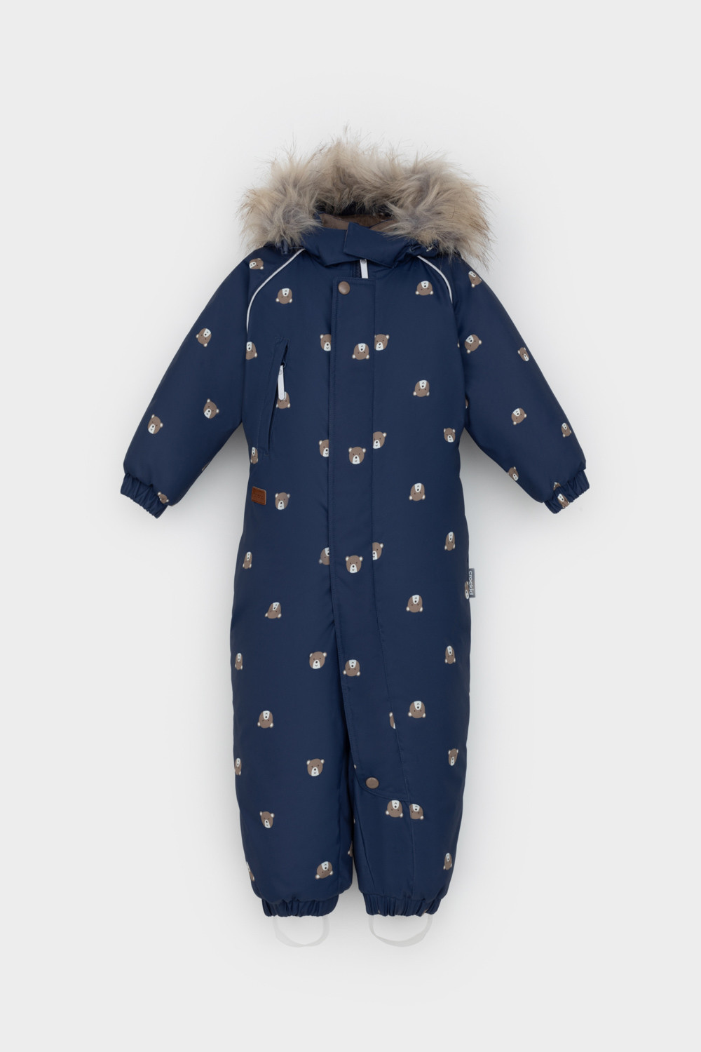 Комбинезоны утепленные для мальчика, артикул: ВК 60116/н/12 ГР, цвет: темно-синий, фото 2