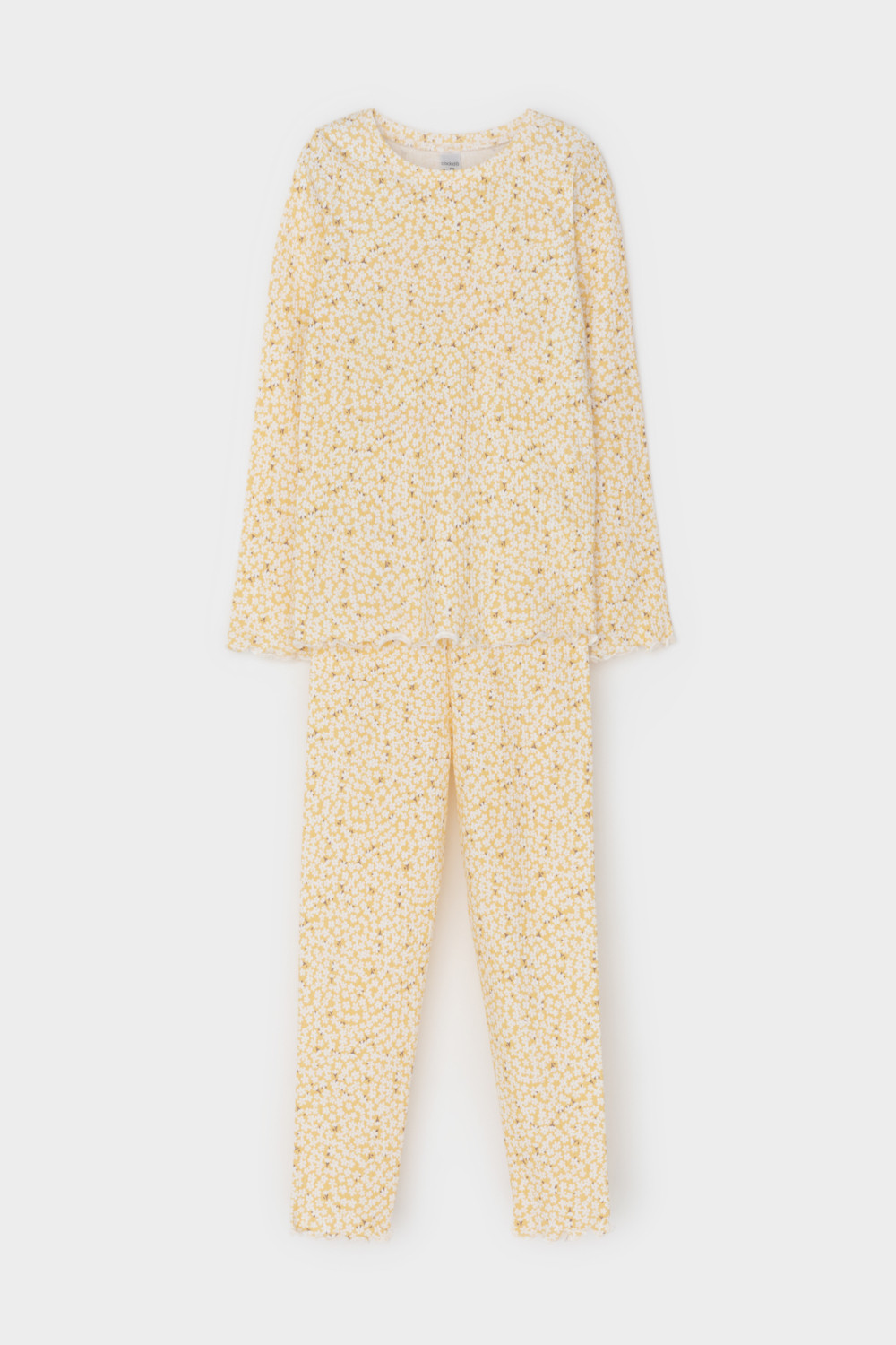 Пижама для девочки, артикул: К 1618, цвет: желтый, фото 2