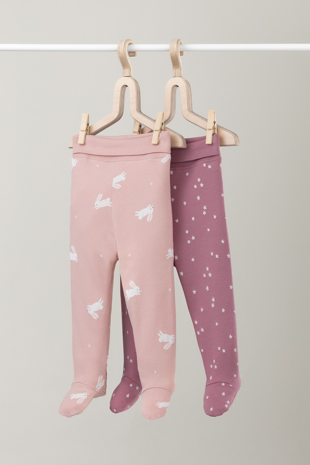 Ползунки для новорожденных, артикул: К 400220-2уп, цвет: розовый, фото 2