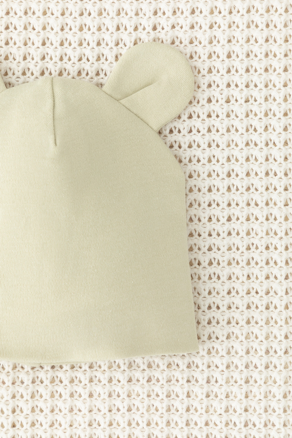 Шапочка ясельная для новорожденных, артикул: К 8124, цвет: зеленый, фото 2