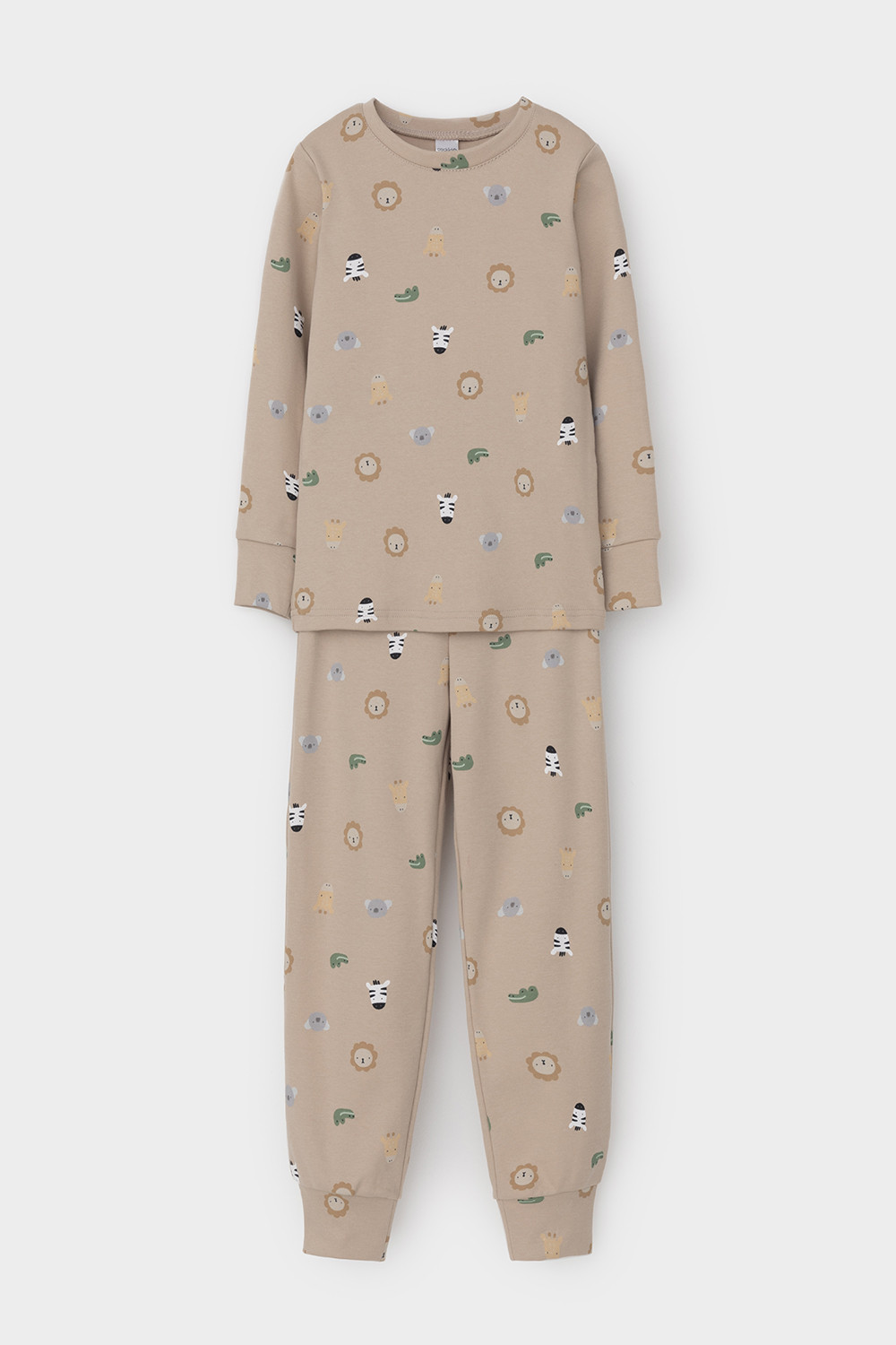 Пижама для мальчика, артикул: К 1552, цвет: бежевый, фото 2