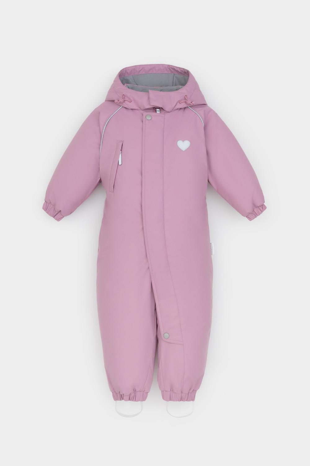 Комбинезоны утепленные для девочки, артикул: ВК 60118/1 ГР, цвет: розовый, фото 2
