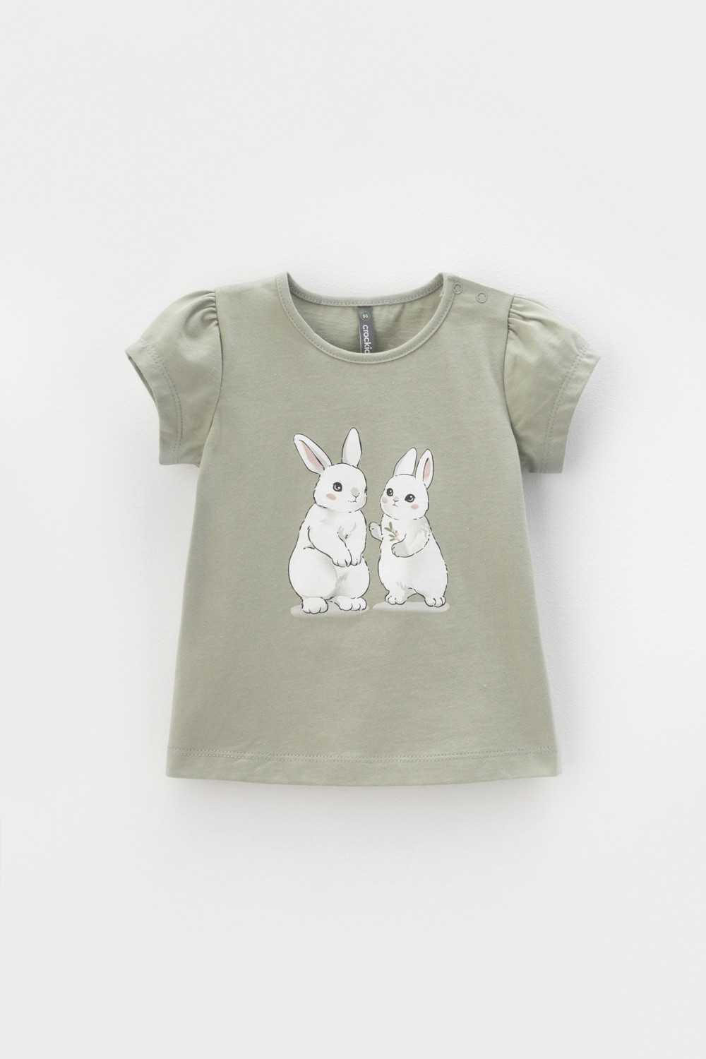 Футболка для девочки, артикул: КР 302260, цвет: хаки, фото 2