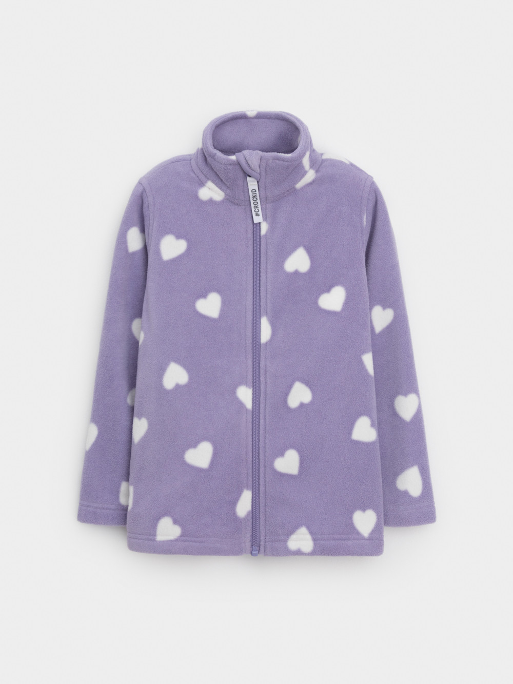 Куртка для девочки, артикул: ФЛ 34025/н/41 ГР, цвет: фиолетовый, фото 2