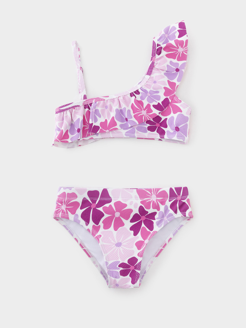 Купальник для девочки, артикул: ТК 17021/1н ФВ, цвет: белый, фото 2