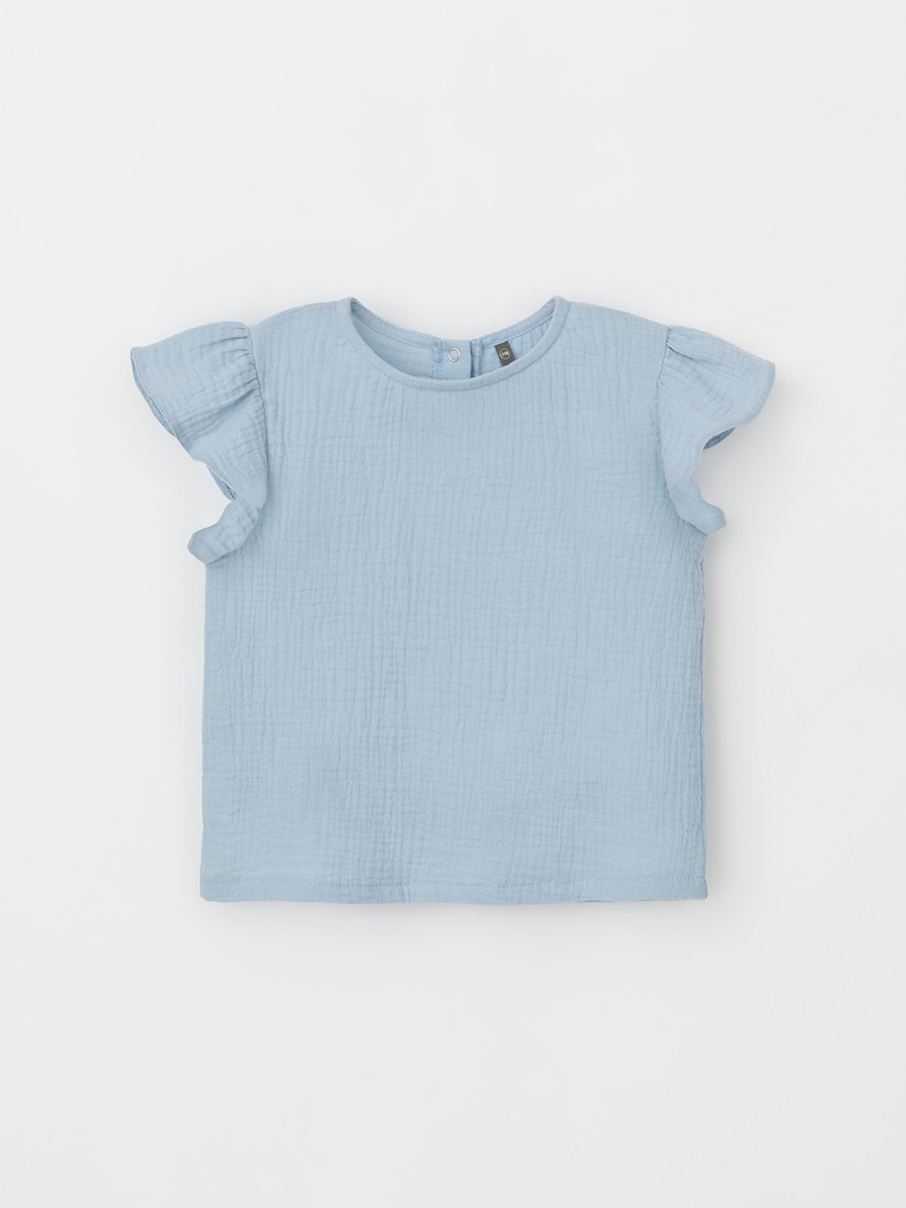 Футболка для девочки, артикул: ТК 30003, цвет: голубой, фото 2