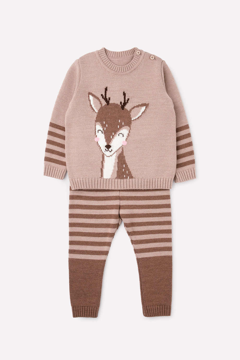 Комплект для девочки, артикул: К 851/ш, цвет: бежевый, фото 2