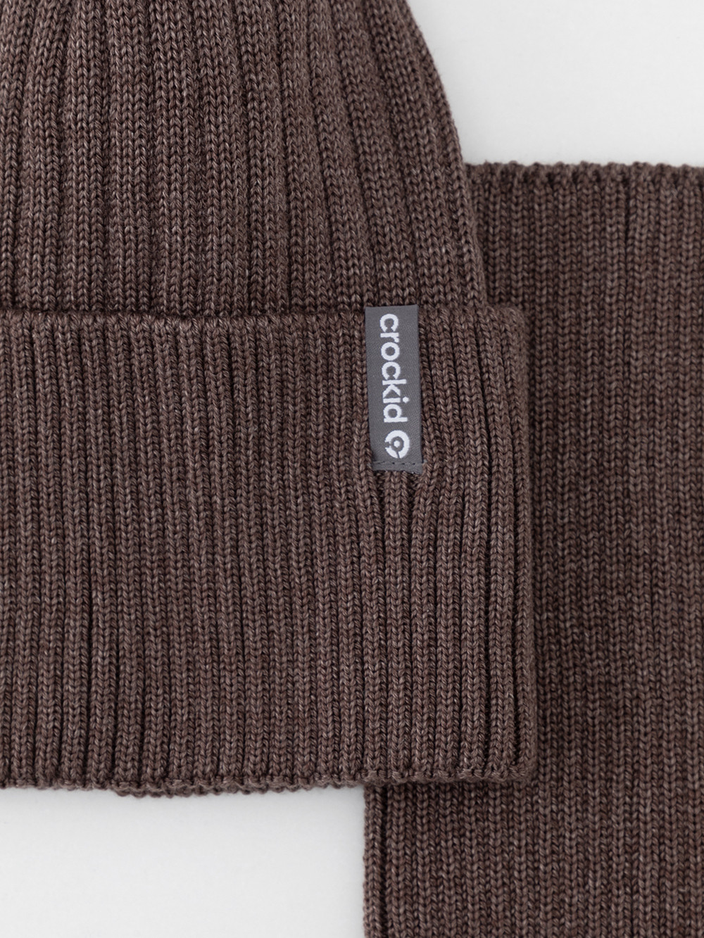 Комплект вязаный для мальчика, артикул: КВ 22012/25, цвет: коричневый, фото 2