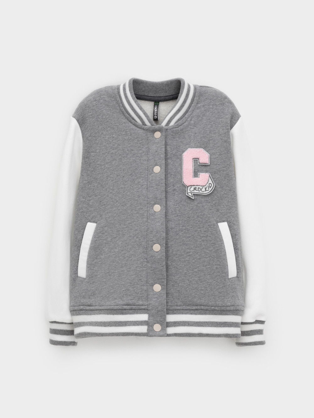 Жакет для девочки, артикул: КР 302833, цвет: серый, фото 2