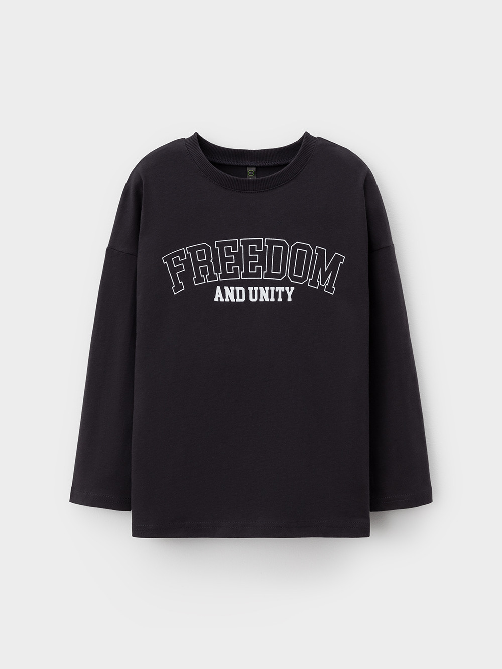 Лонгсливы для мальчика, артикул: МП 302892, цвет: темно-серый, фото 2