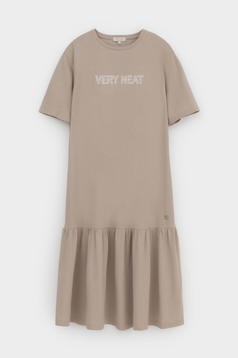 Платья женские для мам, артикул: ЕВТ 5075, цвет: бежевый, фото 2