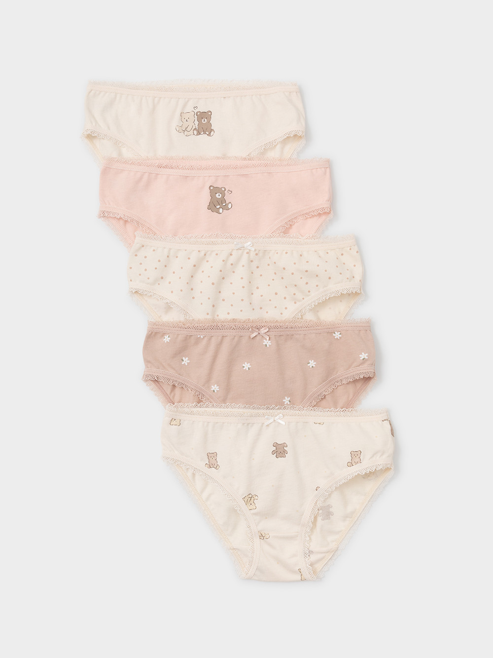 Трусы для девочки, артикул: МП 1931-5уп, цвет: бежевый, фото 2