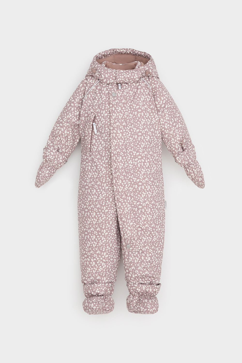 Комбинезоны утепленные для девочки, артикул: ВК 60032/н/46 Ал, цвет: розовый, фото 2