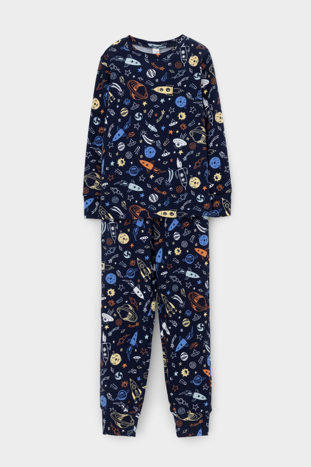Пижама для мальчика, артикул: К 1552/24, цвет: темно-синий, фото 2