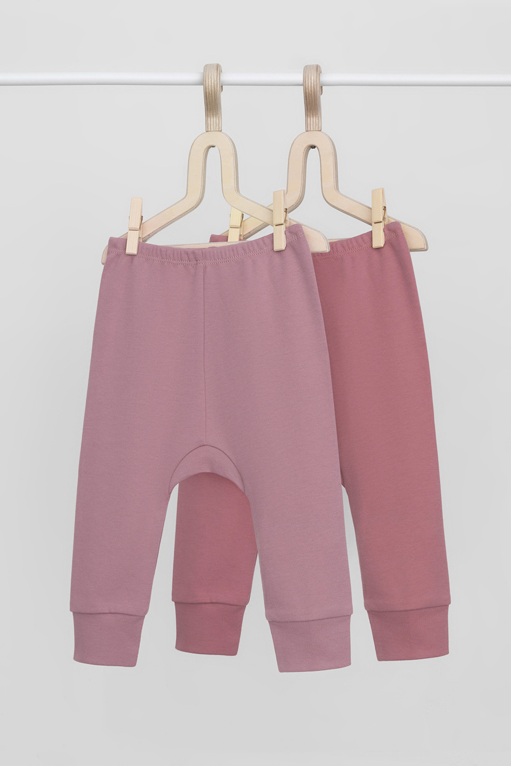 Брюки для новорожденных, артикул: К 4718-2уп, цвет: розовый, фото 2