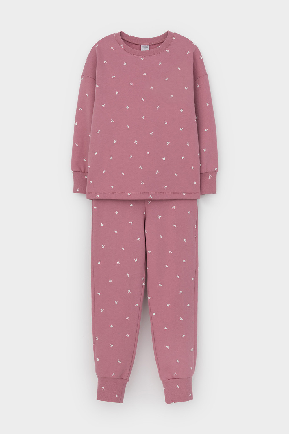 Пижама для девочки, артикул: К 1581, цвет: розовый, фото 2