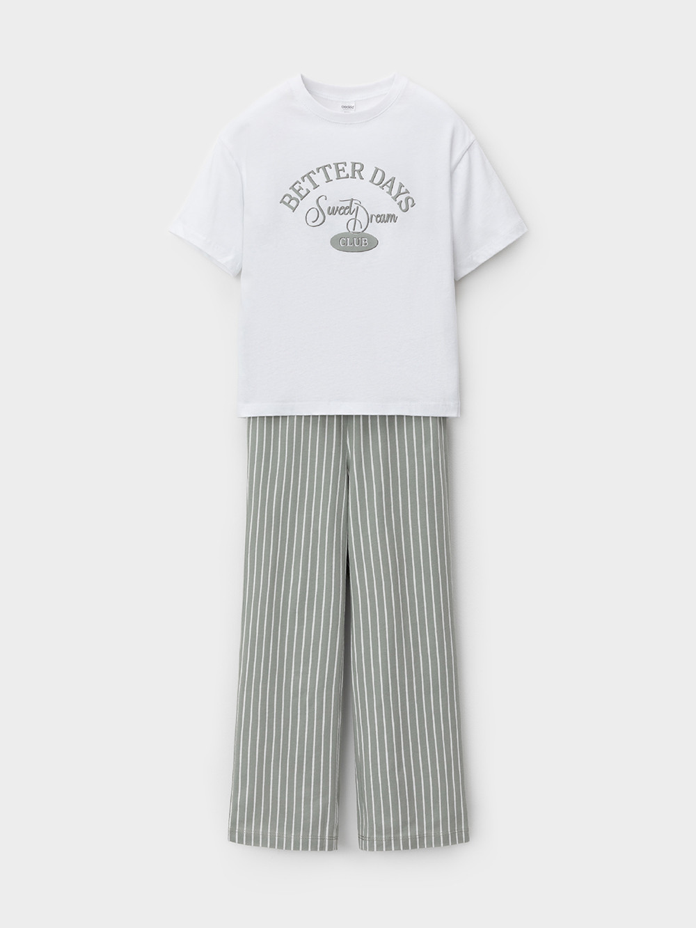 Пижама для девочки, артикул: МП 1657, цвет: белый, фото 2