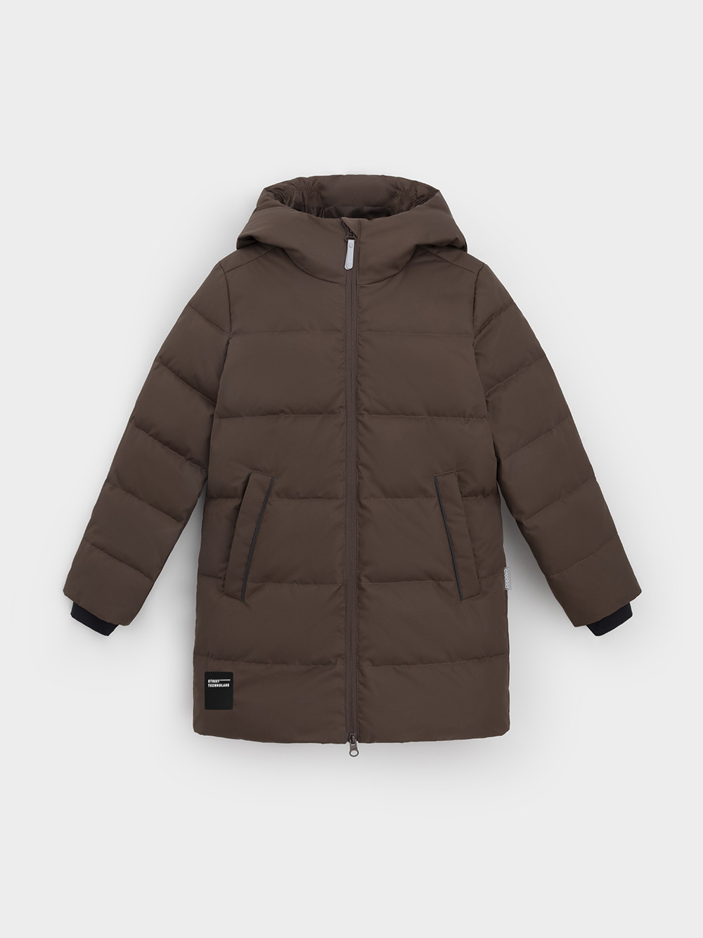 Пальто, плащи для мальчика, артикул: ВК 34070/7 УЗГ, цвет: коричневый, фото 2