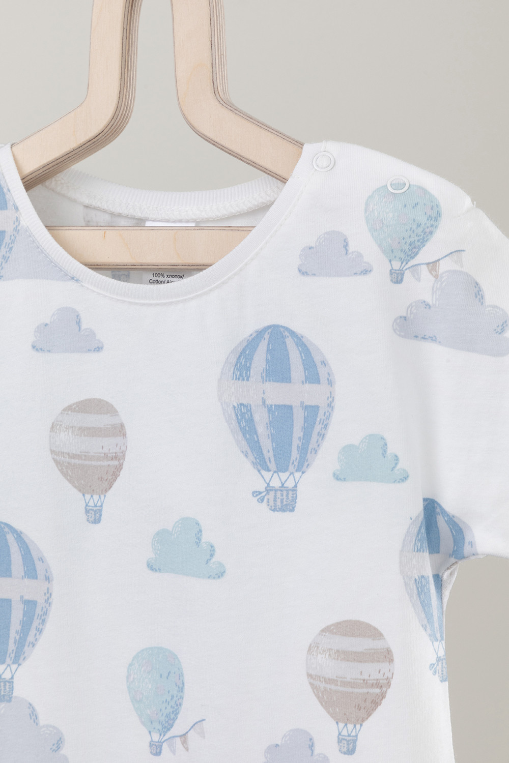 Боди для новорожденных, артикул: К 6294, цвет: сахар, фото 2