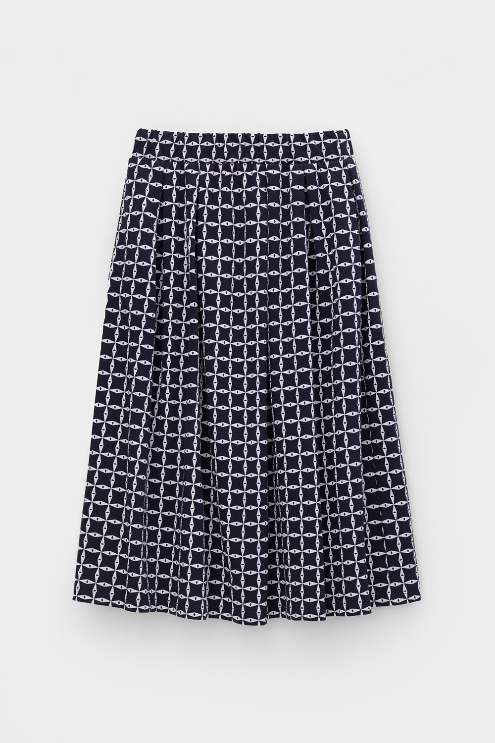 Юбки женские для мам, артикул: ЕВТ 7013, цвет: темно-синий, фото 2