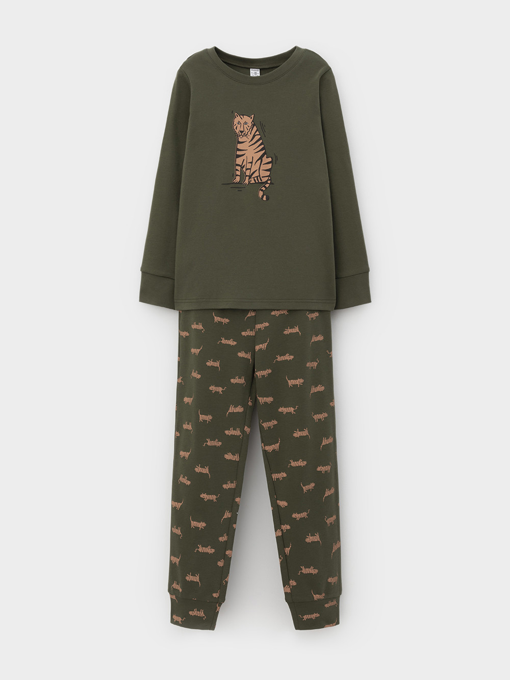 Пижама для мальчика, артикул: К 1541, цвет: хаки, фото 2