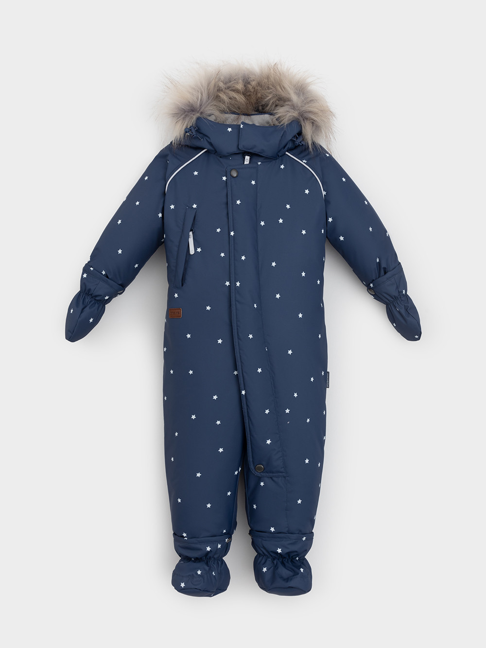 Комбинезоны утепленные для мальчика, артикул: ВК 60116/н/20 Ал, цвет: темно-синий, фото 2