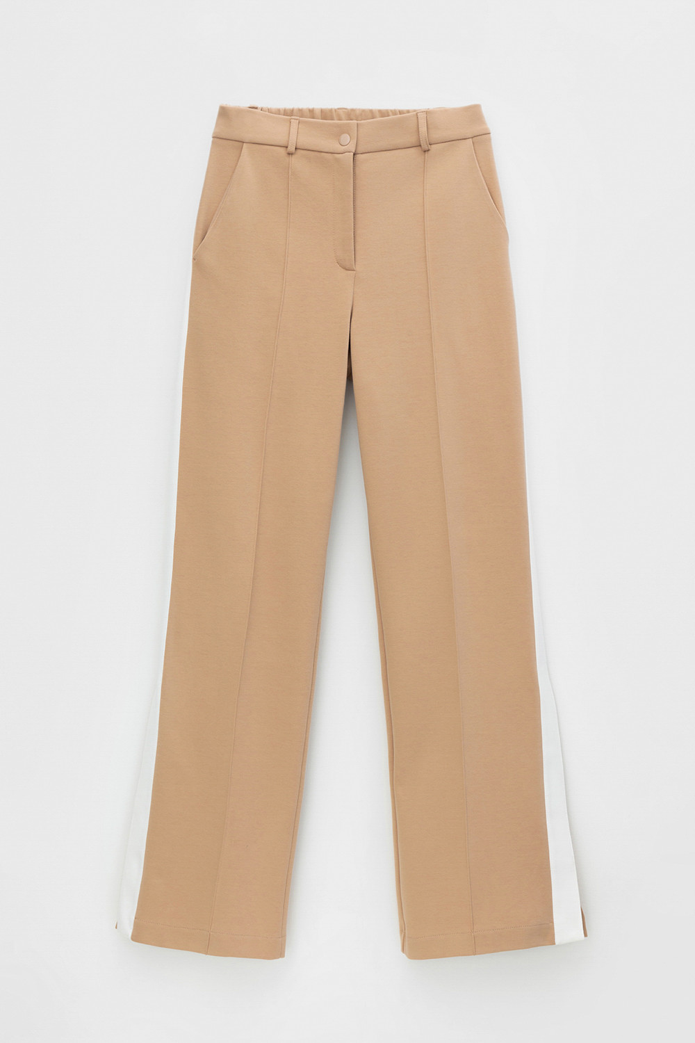 Брюки женские для мам, артикул: ЕВТ 4083, цвет: бежевый, фото 2