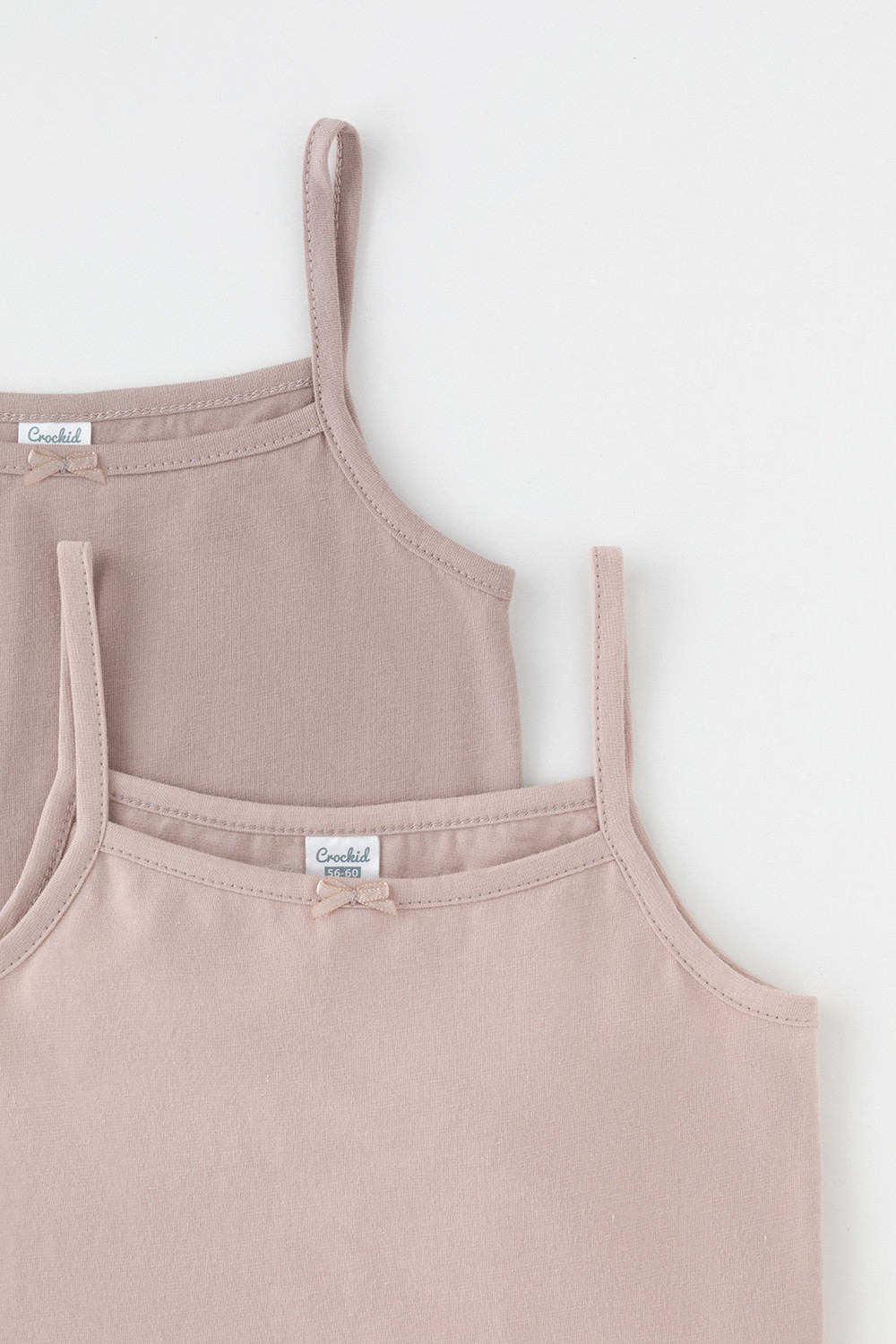 Майки для девочки, артикул: К 1187-2уп, цвет: кофейный, фото 2