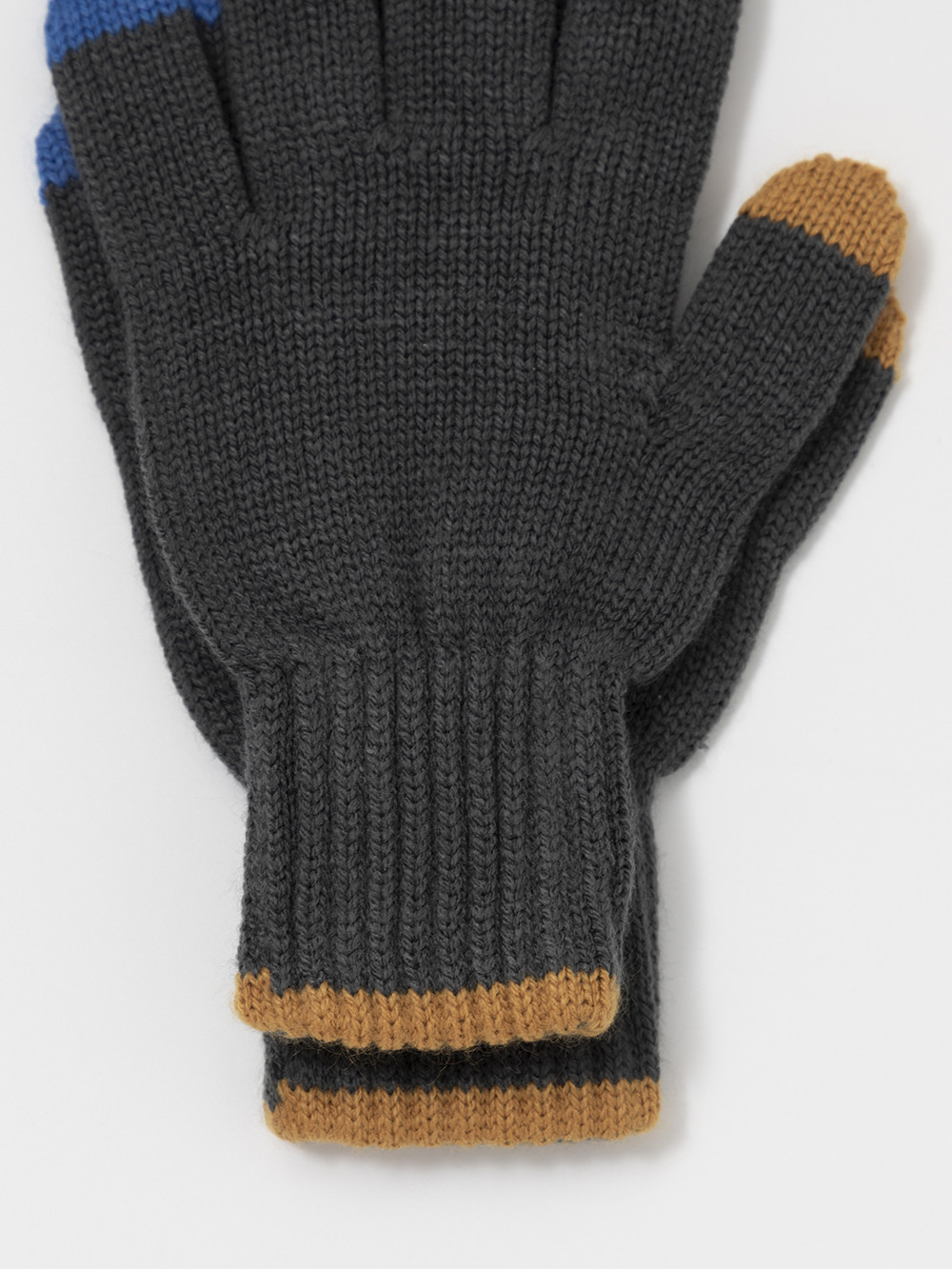 Перчатки для мальчика, артикул: КВ 10026, цвет: темно-серый, фото 2