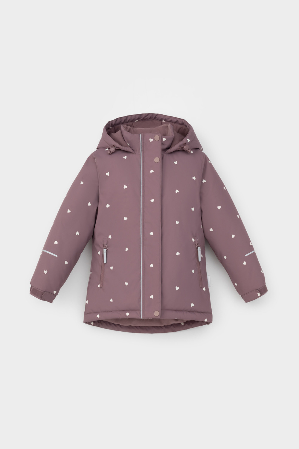 Куртка для девочки, артикул: ВК 38111/н/3 ГР, цвет: фиолетовый, фото 2