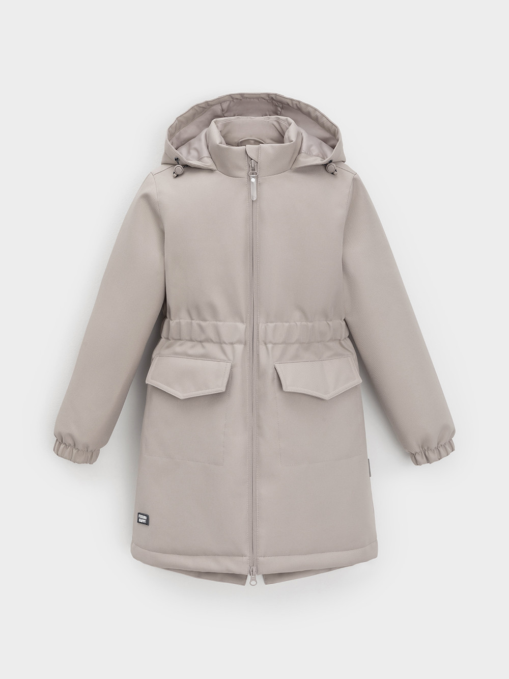 Пальто для девочки, артикул: ВК 32152/10 УЗГ, цвет: коричневый, фото 2