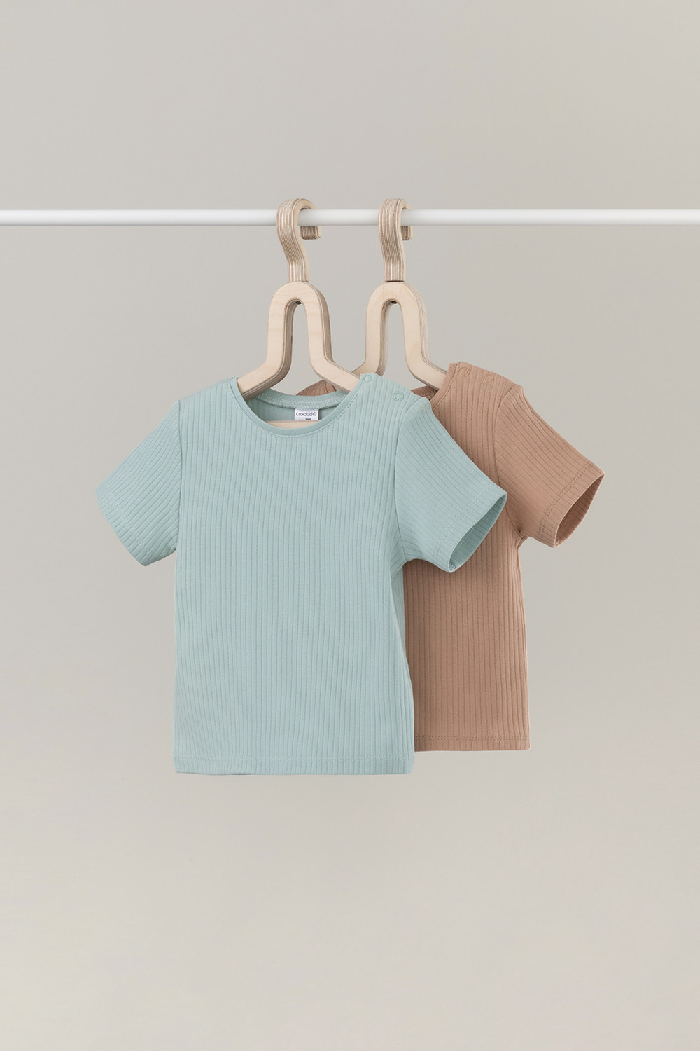 Футболка для новорожденных, артикул: К 302521-2уп, цвет: голубой, фото 2