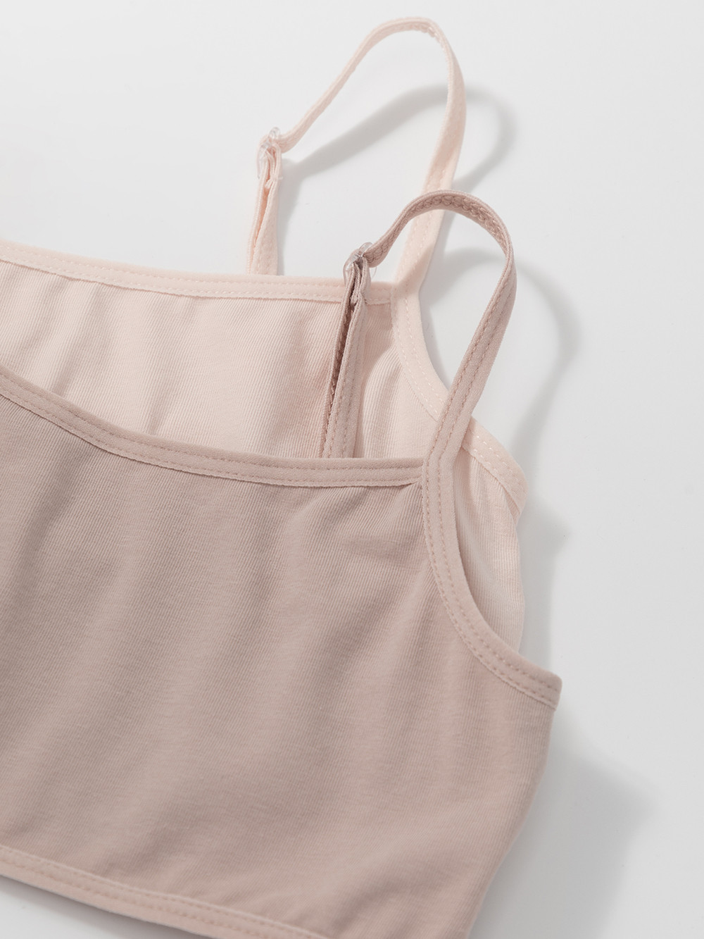 Майки для девочки, артикул: К 1197-2уп, цвет: кофейный, фото 2