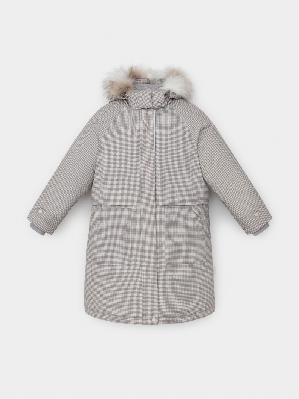 Куртка для девочки, артикул: ВК 38124/н/2 ГР, цвет: бежевый, фото 2