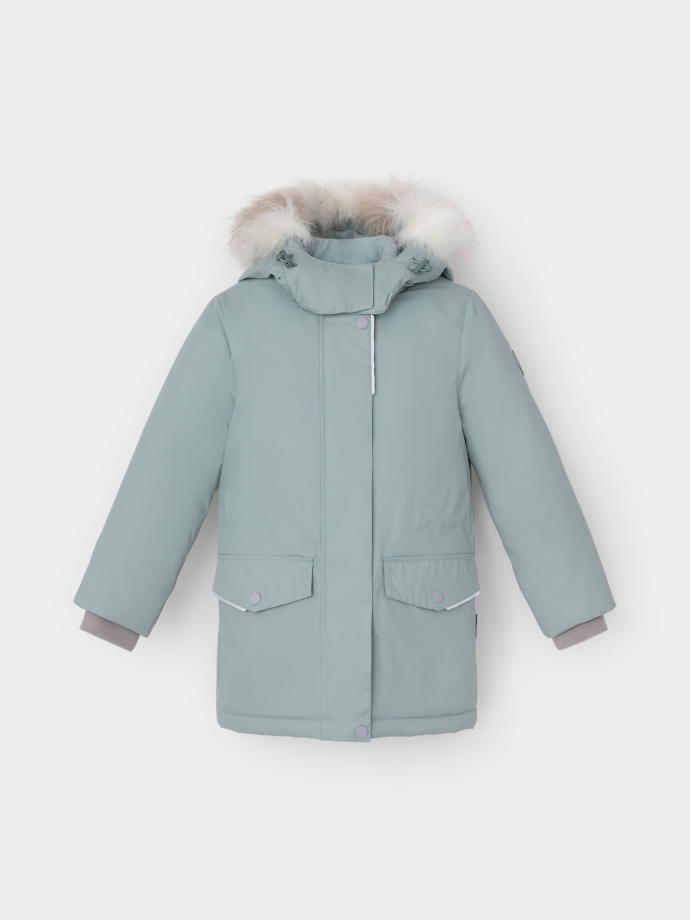 Куртка для девочки, артикул: ВК 38112/6 ГР, цвет: зеленый, фото 2