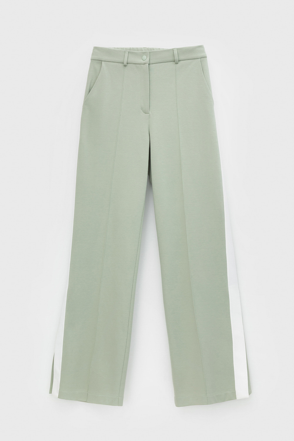 Брюки женские для мам, артикул: ЕВТ 4083, цвет: хаки, фото 2