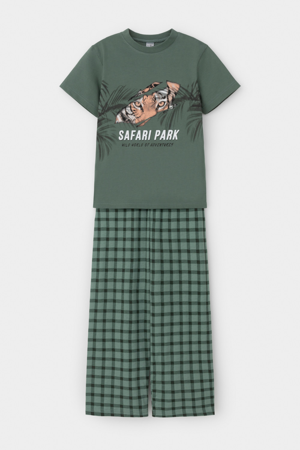 Пижама для мальчика, артикул: К 1599, цвет: зеленый, фото 2