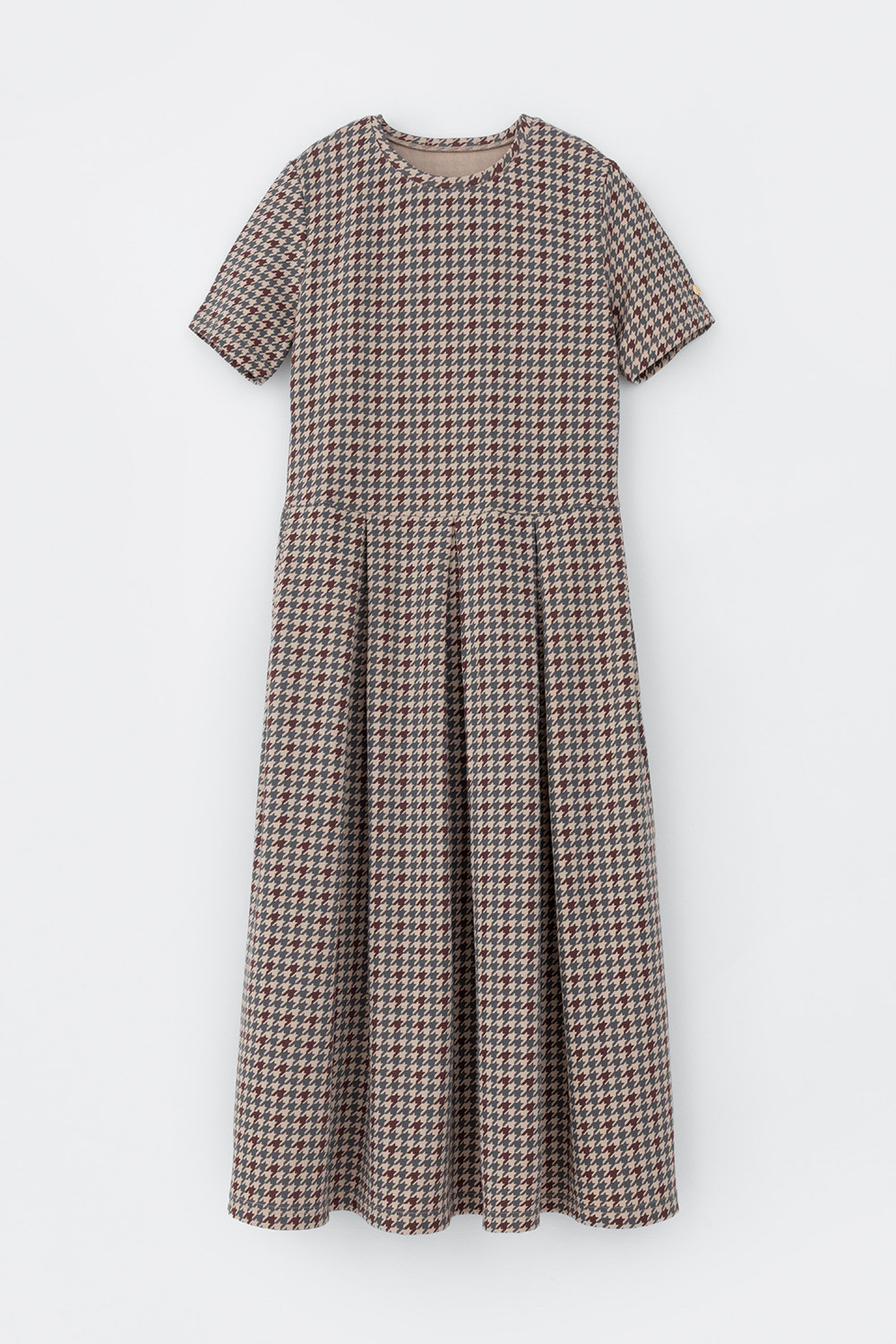 Платья женские для мам, артикул: ЕВТ 5053, цвет: бежевый, фото 2