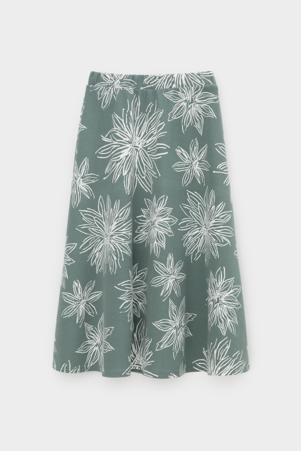 Юбки женские для мам, артикул: ЕВТ 7029, цвет: зеленый, фото 2