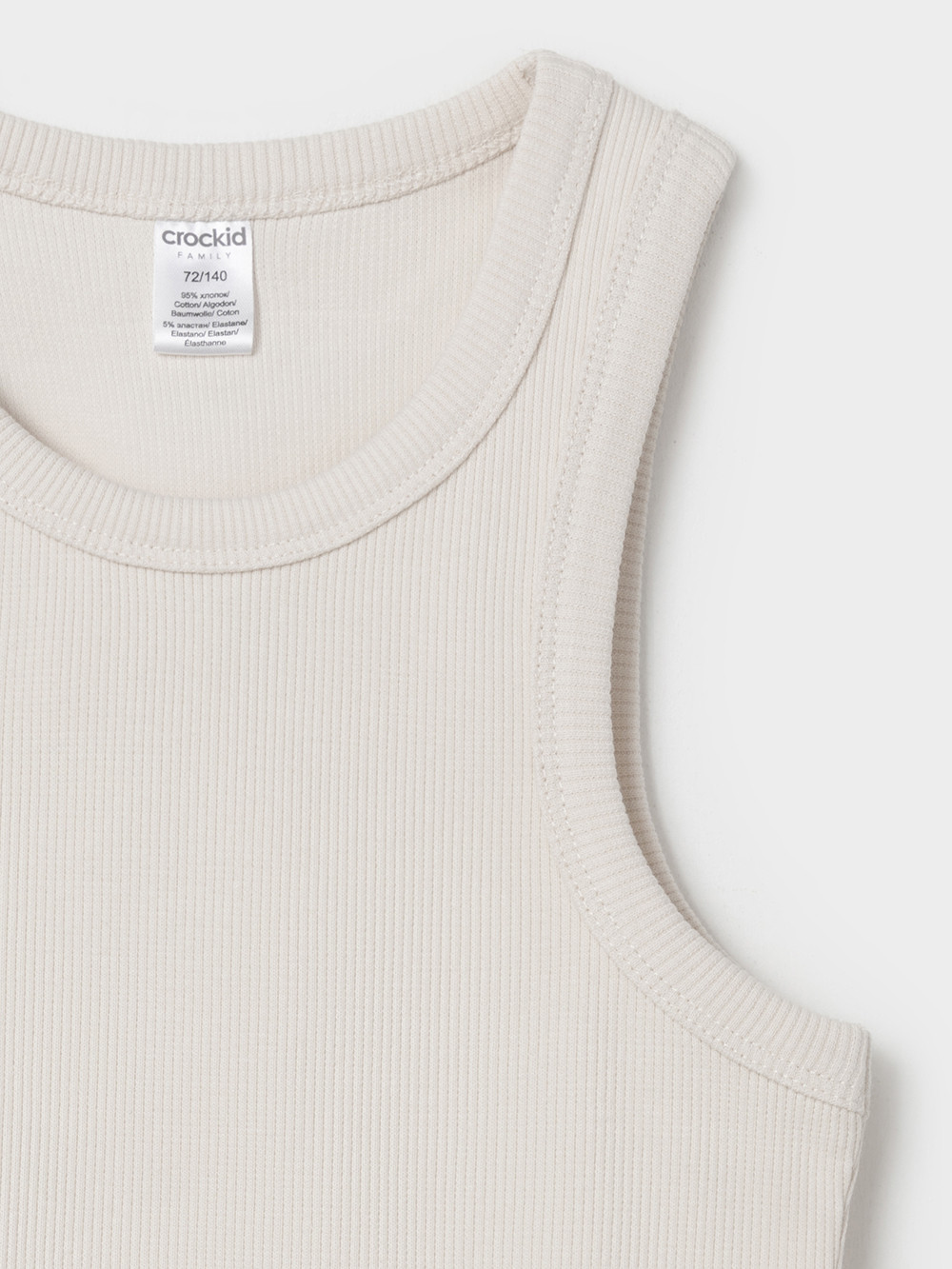 Майки для девочки, артикул: МП 303053, цвет: сахар, фото 2