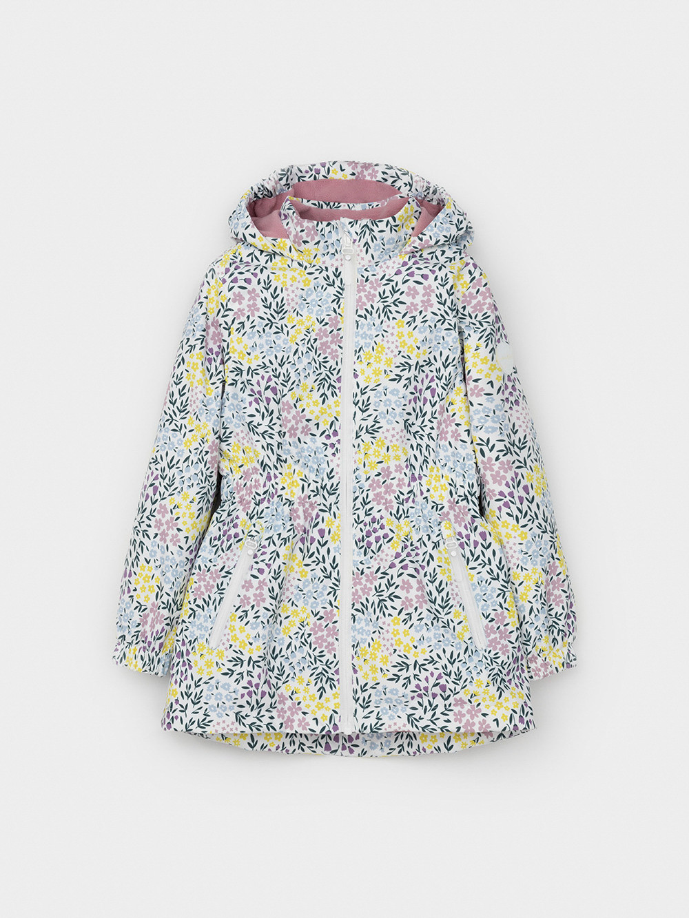 Куртка для девочки, артикул: ВК 32118/н/4 УЗГ, цвет: белый, фото 2