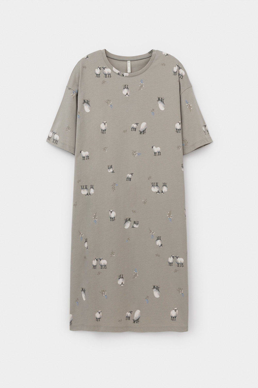 Сорочки ночные женские для мам, артикул: Е 10059, цвет: хаки, фото 2