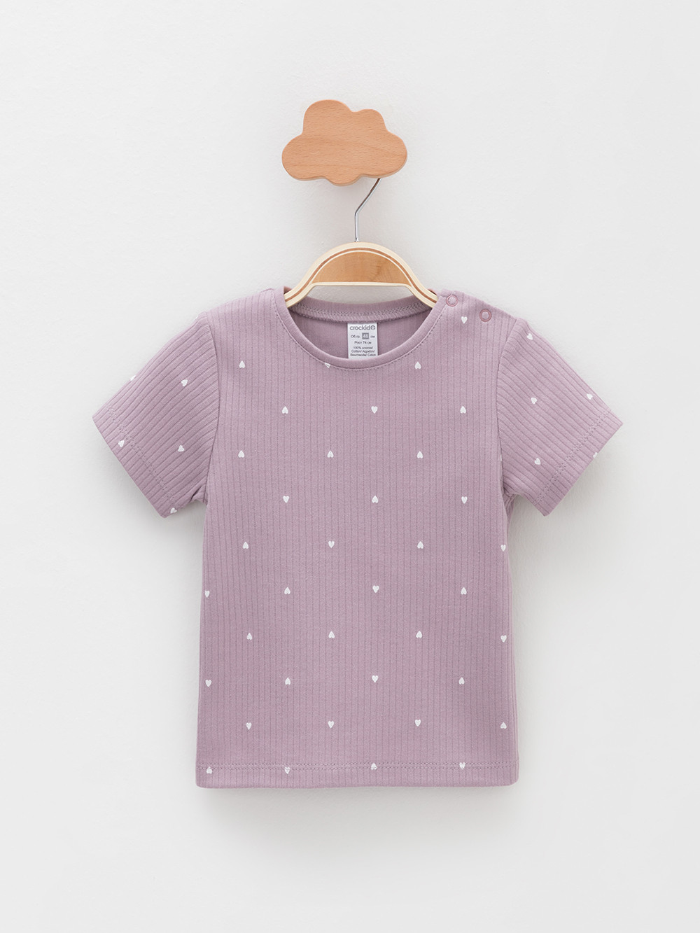 Футболка для новорожденных, артикул: К 302521-2уп, цвет: светло-розовый, фото 2