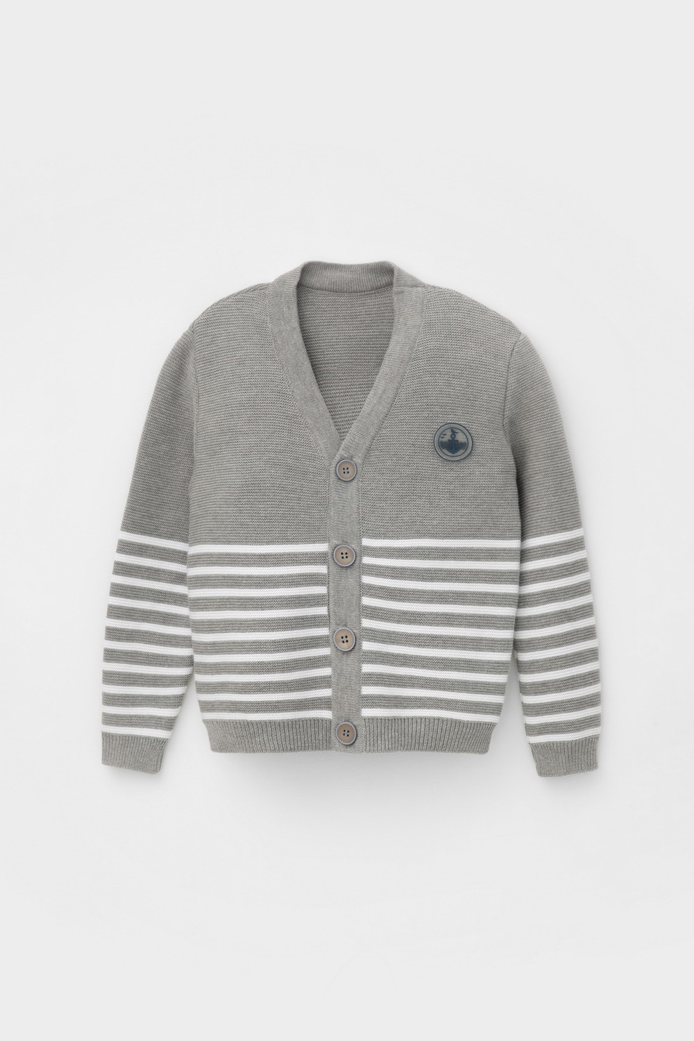 Жакет для мальчика, артикул: КВ 30153, цвет: серый, фото 2